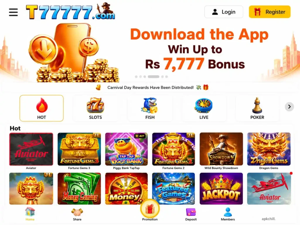 T7777 Game.